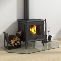 Vuurplaats Glazen Plaat Transparant 100 x 50 cm Glas 3