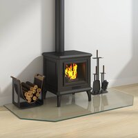 Vuurplaats Glazen Plaat Transparant 120 x 60 cm Glas 3