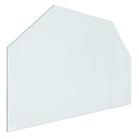 Vuurplaats Glazen Plaat Doorzichtig 80 x 50 cm Glas 2