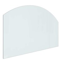 Vuurplaats Glazen Plaat Doorzichtig 80 x 50 cm Glas 2