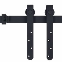 Ophangset voor minischuifdeur 183 cm koolstofstaal 3