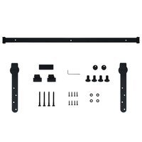 Ophangset voor minischuifdeur 152 cm koolstofstaal 5
