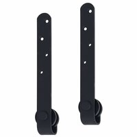 Ophangset voor minischuifdeur 122 cm koolstofstaal 4