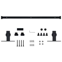 Ophangset voor minischuifdeur 122 cm koolstofstaal 5
