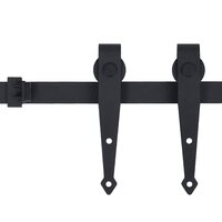 Ophangset voor minischuifdeur 200 cm koolstofstaal 3