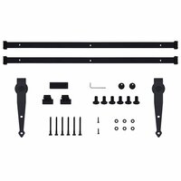 Ophangset voor minischuifdeur 200 cm koolstofstaal 5