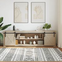 Ophangset voor schuifdeur 213 cm koolstofstaal 3