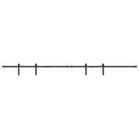 Ophangset voor schuifdeur 244 cm koolstofstaal 2