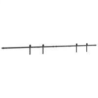 Ophangset voor schuifdeur 244 cm koolstofstaal 7