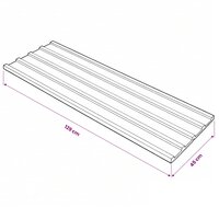 Dakpaneel 12 st Bruin 129 x 45 cm Gegalvaniseerd staal 3