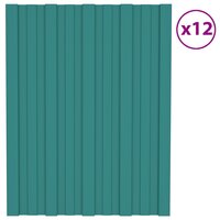 Dakpaneel 12 st Groen 60 x 45 cm Verzinkt staal 2
