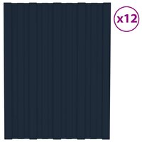 Dakpaneel 12 st Antraciet 60 x 45 cm Verzinkt staal 2