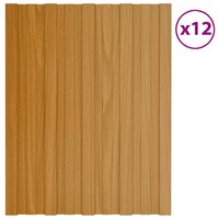 Dakpaneel 12 st Naturel 60 x 45 cm Verzinkt staal 2