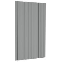Dakpaneel 36 st Grijs 80 x 45 cm Verzinkt staal 5