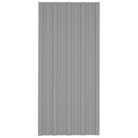Dakpaneel 36 st Grijs 100 x 45 cm Verzinkt staal 3