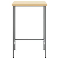 Hoektafel Grijs 55 x 55 x 85 cm Staal en Geg engineered Hout 3