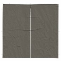 Partytent Zijwand 2 st 200 x 195 cm Antraciet PE en staal 3
