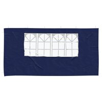 Partytent Zijwand 2 st 400 x 195 cm Blauw PE en staal 3