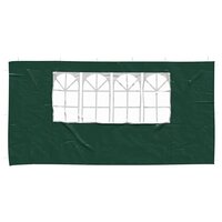 Partytent Zijwand 2 st 400 x 195 cm Groen PE en staal 3
