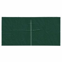 Partytent Zijwand 2 st 400 x 195 cm Groen PE en staal 3