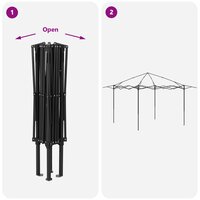 Gazebo zonder Zijwand 2,6 x 2,6 m 8