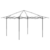 Gazebo met 4 Zijwanden 2,6 x 2,6 m Beige en Bruin 4