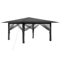 Paviljoen met 4 Zijwanden 4 x 4 m 2