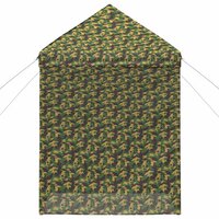 Tent met 4 Zijwanden 2 x 2 m Leger Camouflage 5