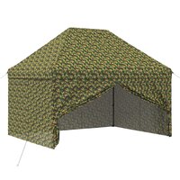 Tent met 4 Zijwanden 2,9 x 4,3 m Leger Camouflage 2