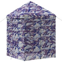 Pop-up Gazebo met 4 Zijwanden 2 x 2 m Blauw Camouflage 3