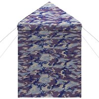 Pop-up Gazebo met 4 Zijwanden 2 x 2 m Blauw Camouflage 5
