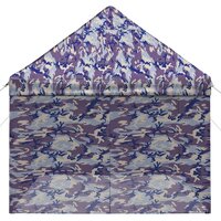 Pop-up Gazebo met 4 Zijwanden 2,9 x 4,3 m Blauw Camouflage 5