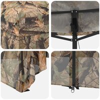 Pop-up Gazebo met 4 Zijwanden 3 x 3 m Bos Camouflage 8