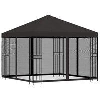 Tuin Gazebo met Zijwanden 3 x 3 m Antracietkleurig 3