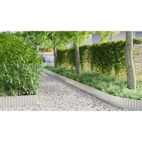 Grasrand 1000 x 25 x 0,03 cm Gegalvaniseerd staal zilver 4