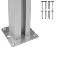 Afvalbak Schutting Grijs 85 x 12 x 115 cm Aluminium en WPC 7