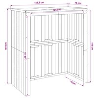 Containerombouw Ge&iuml;mpregneerd grenenhout 7