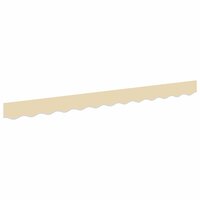 Luifeldoek volant Cr&egrave;me Streep 230 x 20 cm Polyester 2