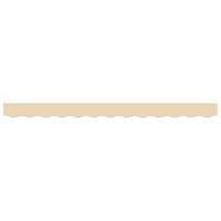 Luifeldoek volant Cr&egrave;me Streep 230 x 20 cm Polyester 3