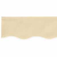 Luifeldoek volant Cr&egrave;me Streep 230 x 20 cm Polyester 4