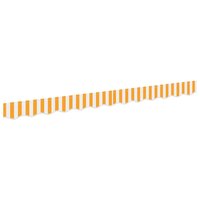 Luifeldoek volant Geel en Wit 230 x 20 cm Polyester 2