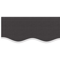 Luifeldoek volant Anthraciet Streep 230 x 20 cm 5