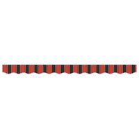 Luifeldoek volant Oranje en Zwart 280 x 20 cm 4