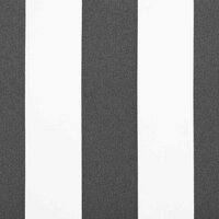 Luifeldoek volant Antraciet en Wit 230 x 20 cm 7