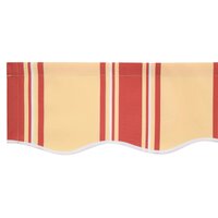 Luifeldoek volant Geel en Oranje 230 x 20 cm Polyester 5