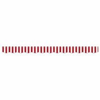 Luifeldoek volant Rood en Wit 230 x 20 cm Polyester 4