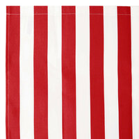 Luifeldoek volant Rood en Wit 230 x 20 cm Polyester 6