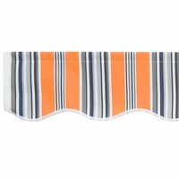 Luifeldoek volant Meerkleurig 230 x 20 cm Polyester 5