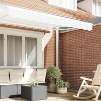 Luifeldoek volant Wit 330 x 20 cm Polyester 3