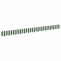 Luifeldoek volant Groen en Wit 280 x 20 cm Polyester 2